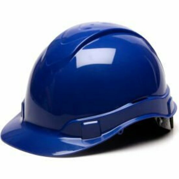 Pyramex Ridgeline Cap Style Hard Hat, Blue, 4-Point Ratchet Suspension HP44160